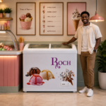 Roch Ice Cream Showcase Freezer (Model: RIS-370C-D) - Image 3